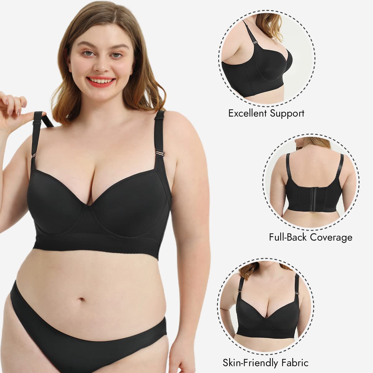 Push-Up Back Smoothing Bra(Buy 1 Get 1 Free)(2 PACK)