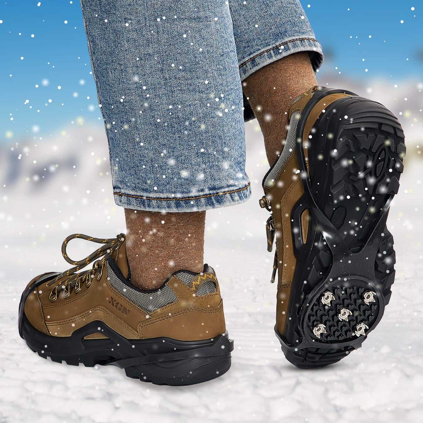 WINTER VOORVERKOOP 49% KORTING Universele Gripper Spikes Antislip Schoengrips