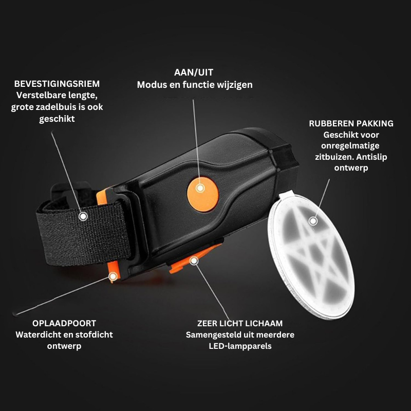 Photondrop ™ - LED-Fietsachterlicht