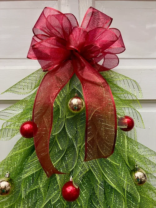 🎄Handmade Christmas Tree Wreath for Front Door