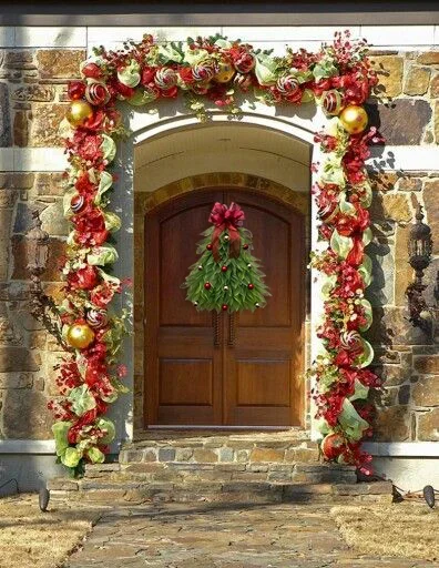 🎄Handmade Christmas Tree Wreath for Front Door