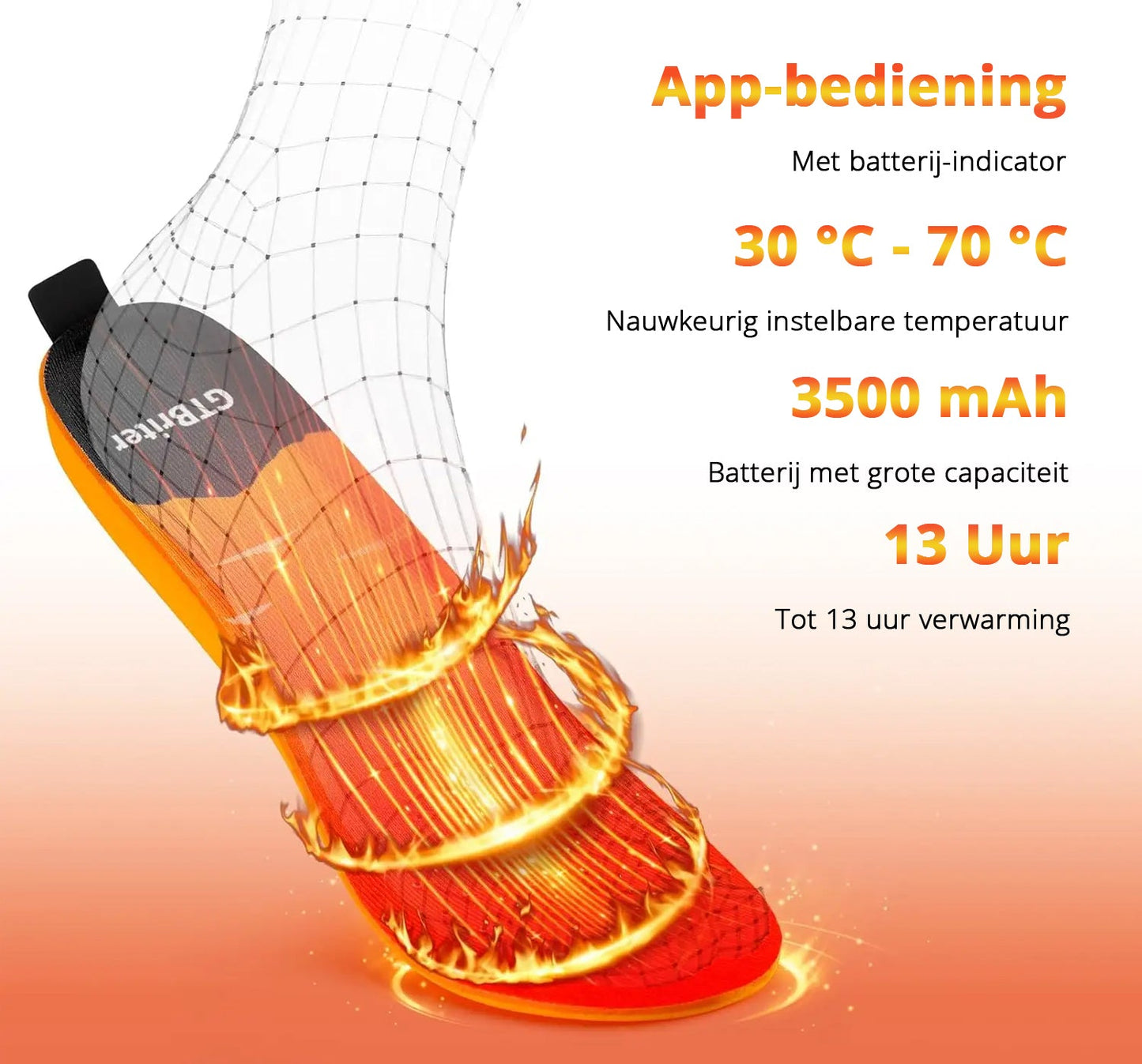 WarmStep ProHeat™ Inlegzolen | Met App-bediening