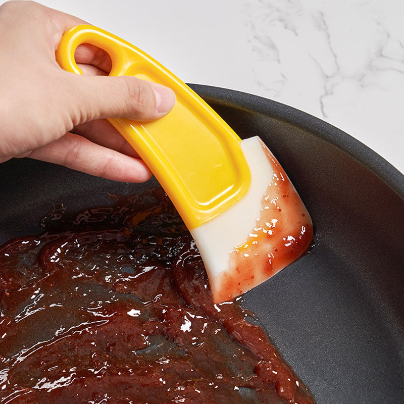 Kitchen silicone cleaning scraper