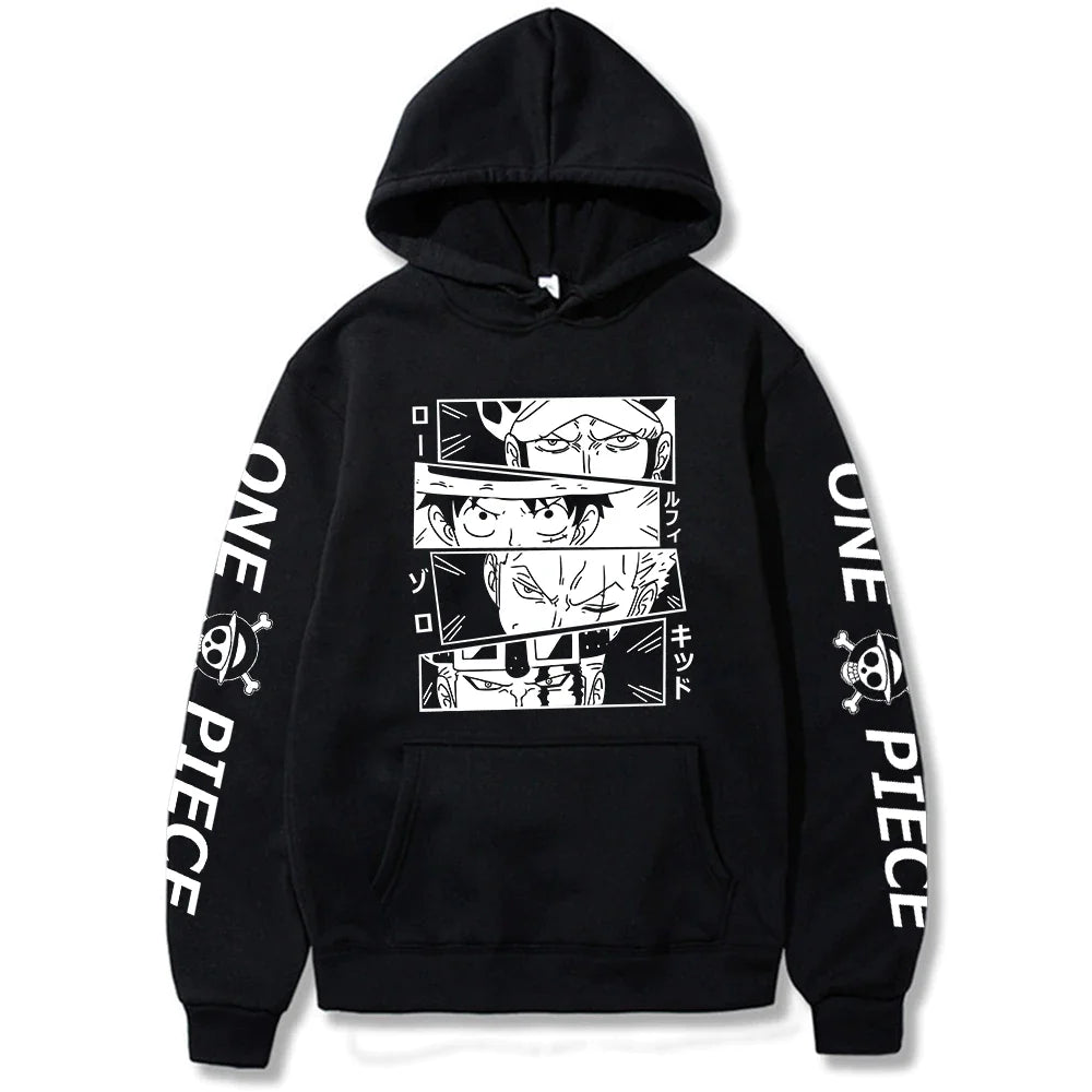 One Piece Luffy Trafalgar Zoro Kid Hoodie