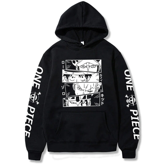 One Piece Luffy Trafalgar Zoro Kid Hoodie