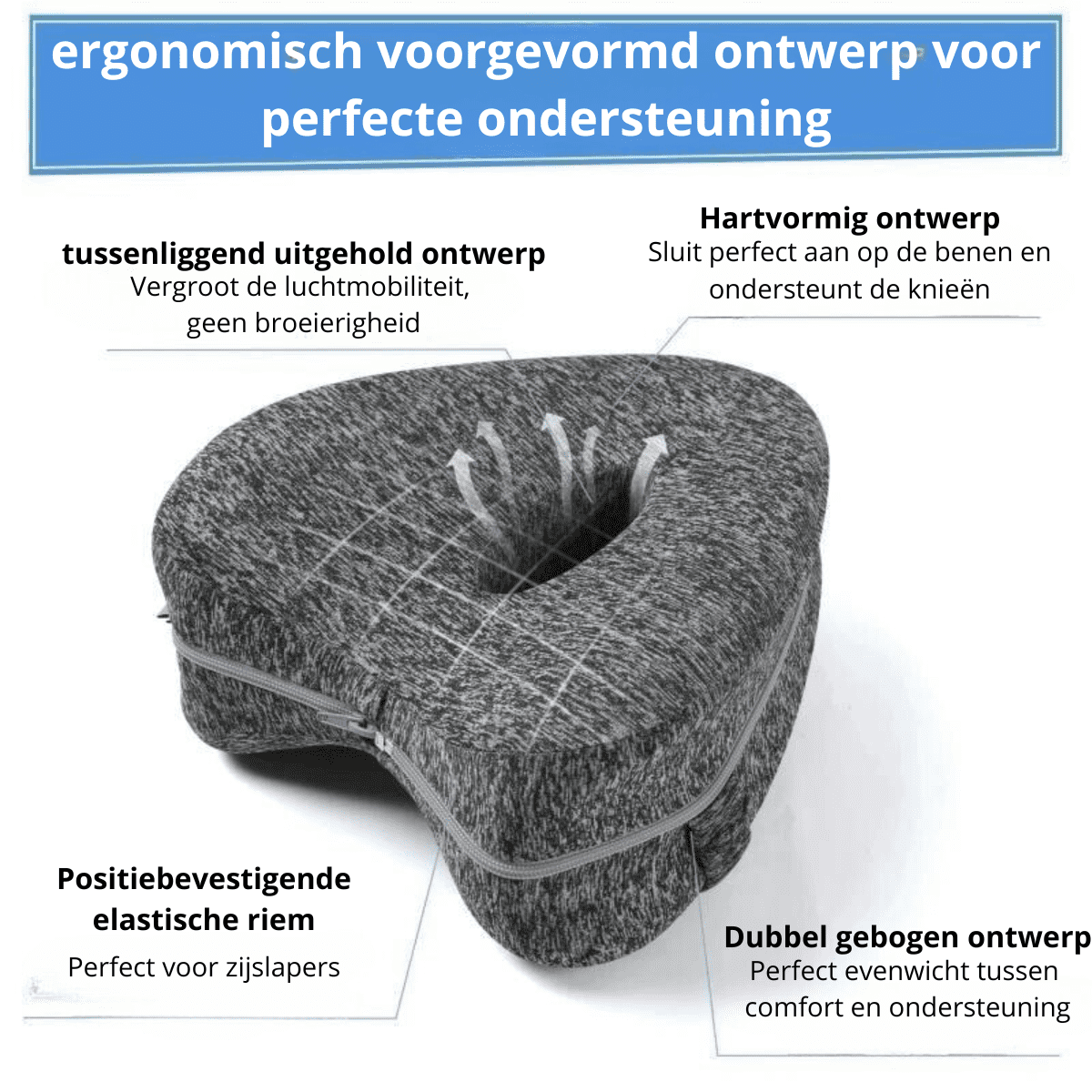 ZenEase Heup kussen™ - Vermindert heup en rugklachten