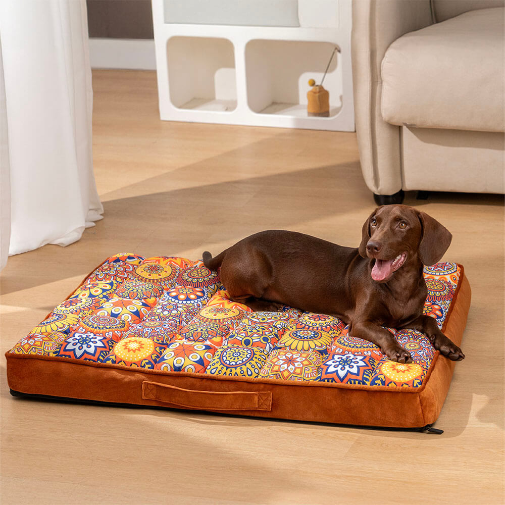 Moroccan Full Support Thickened Comfortable Orthopedic Pillow Dog Bed