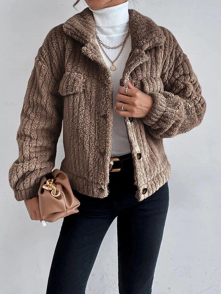 FuzzyTeddy® | Faux Fur Casual Jack