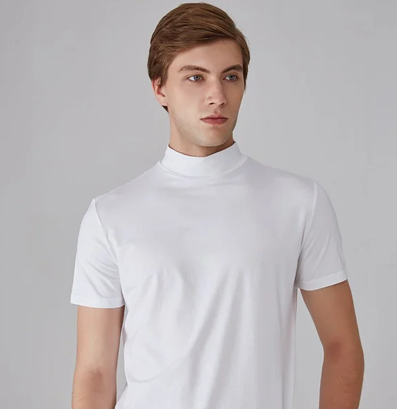 Turtle Neck Anti Zweet T-Shirt Heren