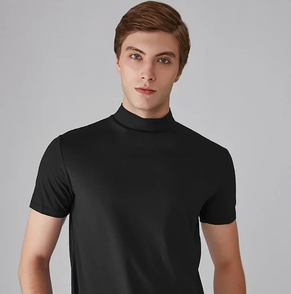 Turtle Neck Anti Zweet T-Shirt Heren