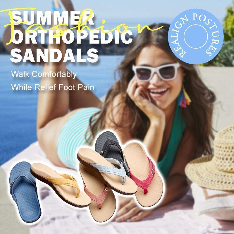 Orthopedische zomer flip flops