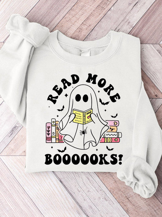 Read More Books Halloween Teacher Casual Sweatshirt