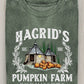 Hagrid's Pumpkin Farm Magically Grown Halloween Art Print Casual Sweatshirt