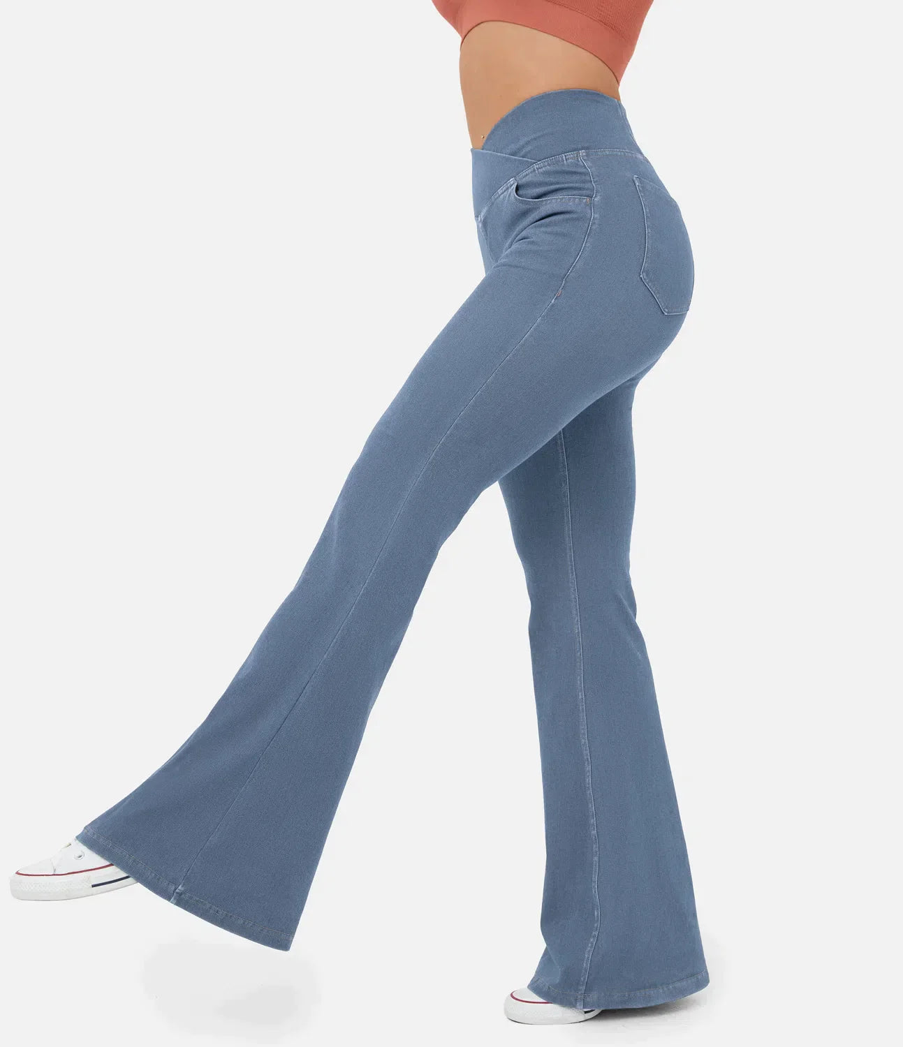 Kira™ | RetroFlare Stretch Spijker Jeans